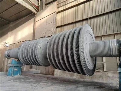 Sklop rotorja za parno turbino 160 MW